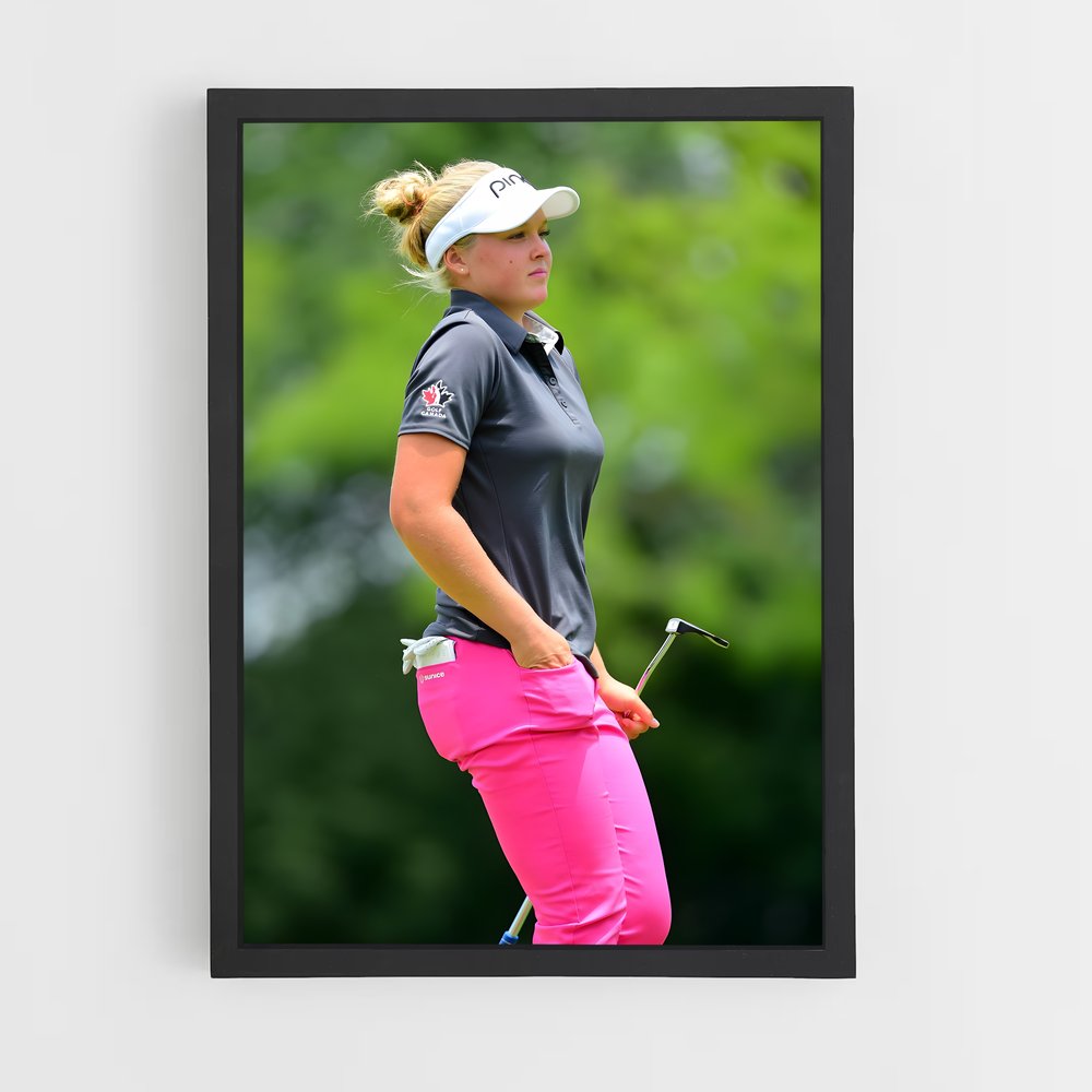 Poster Brooke henderson démarque – affiche Golf (vue 2)
